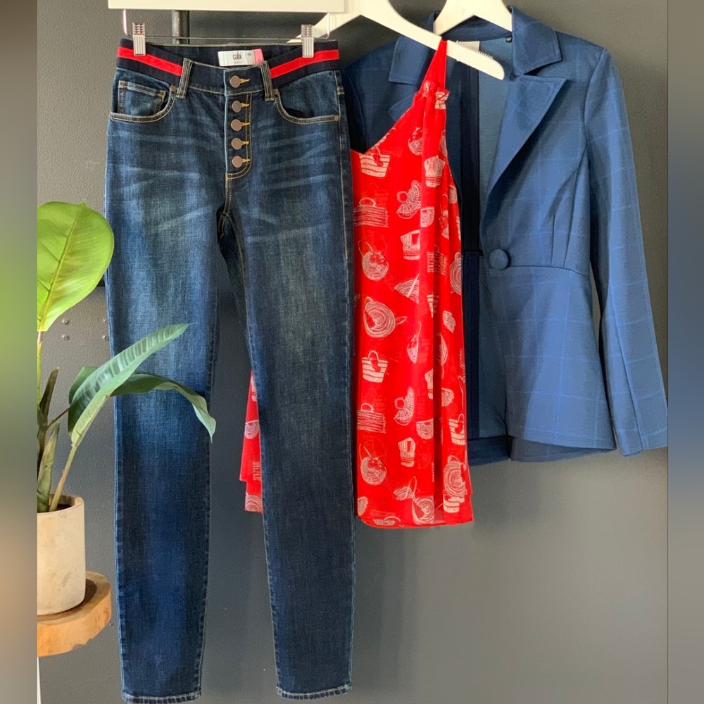 CAbi Button Fly Skinny